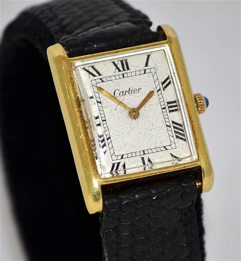 ebay cartier tank watch|pre owned cartier ebay.